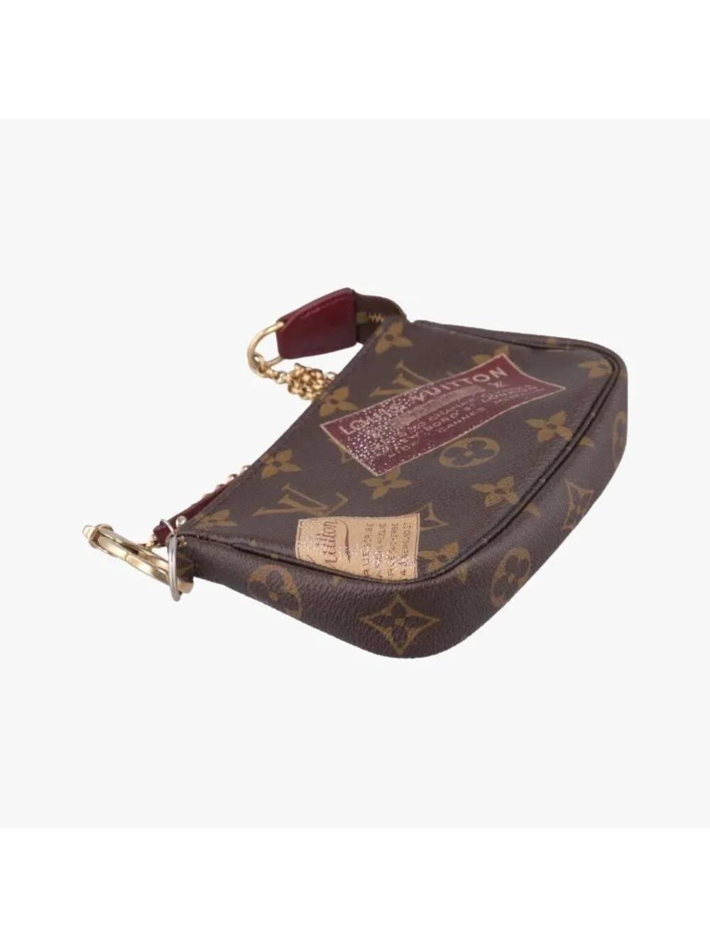 Louis Vuitton Mini Pochette Brown Monogram Canvas Handbag